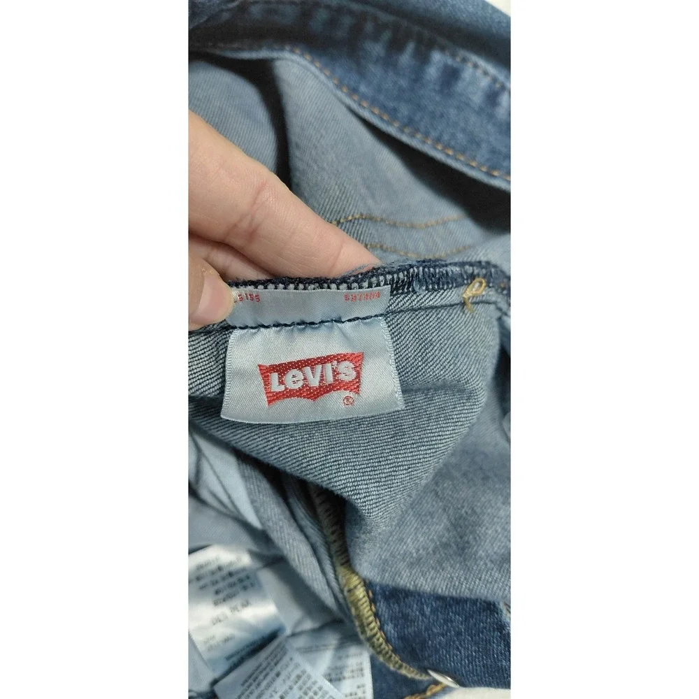Levis 501 Denim Jeans Button Fly 36X30 Blue 5 Pocket Straight Leg Cotton Western